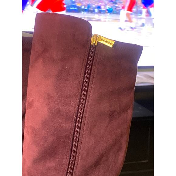Michael Kors Women’s Braden Zip Up Suede Knee High Boots Size 7M - Picture 9 of 10